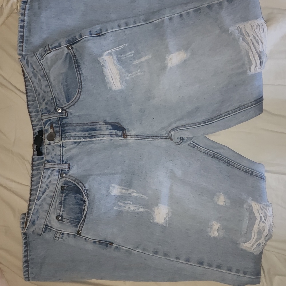 Distressed Denim Jeans